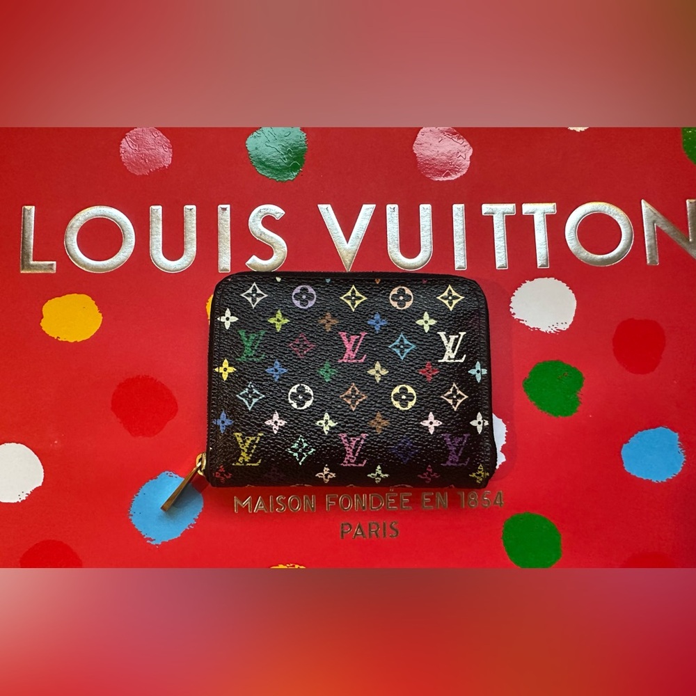 Louis Vuitton Takashi Murakami Zippy Compact Wallet Multicolor - Picture 3 of 10
